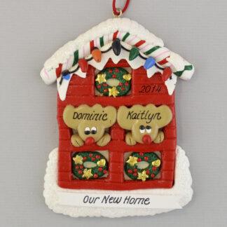 Our New Home Personalized christmas Ornaments