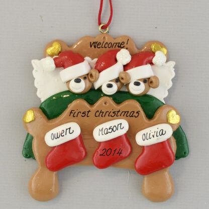 Welcome Adopted Child Personalized christmas Ornaments