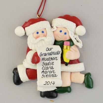 Family List Personalized Christmas Ornaments