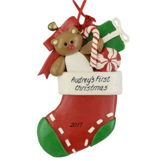 A Baby's First Christmas personalized ornaments