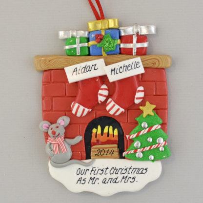 A First Christmas as Mr. and Mrs Personalized christmas Ornaments
