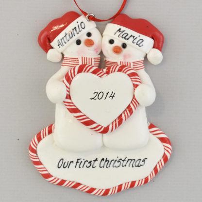 An Our First Christmas Personalized Ornaments