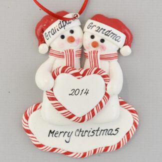 Grandparents personalized christmas Ornaments