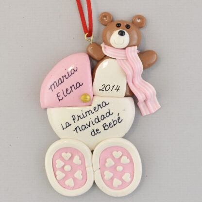 La Primera Navidad Baby Girl's Carriage personalized Christmas Ornaments