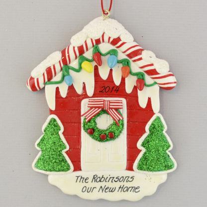 Personalized House personalized christmas Ornaments
