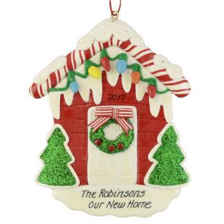 Personalized House personalized christmas ornaments