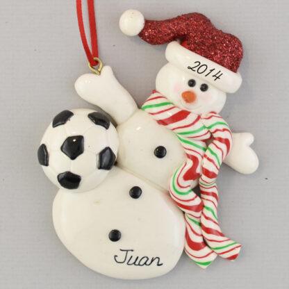 Soccer Player Personalized christmas Ornaments