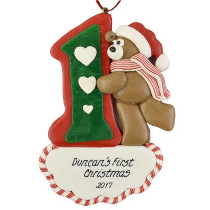 Baby's First Christmas personalized ornaments