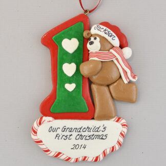 Grandchild's First Christmas Personalized Ornament