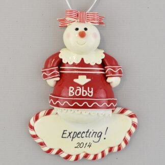 Expecting Mother-to-Be personalized Christmas Ornaments