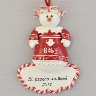 Pregnant Mother to Be Personalized christmas Ornaments