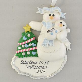 First Born Son personalized Christmas Ornaments