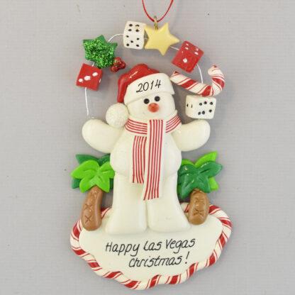 The Las Vegas Dice personalized christmas Ornaments