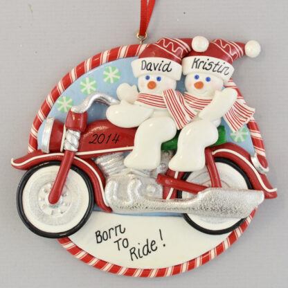 Motorcycle Personalized christmas Ornaments