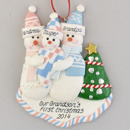 First Grandchild Personalized Christmas Ornament