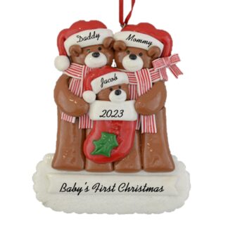 Baby Bear's First Christmas Ornament