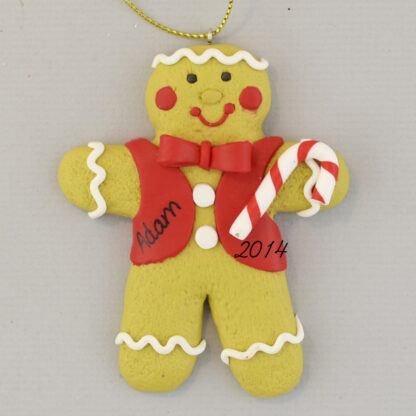 Gingerbread Boy Personalized christmas Ornaments