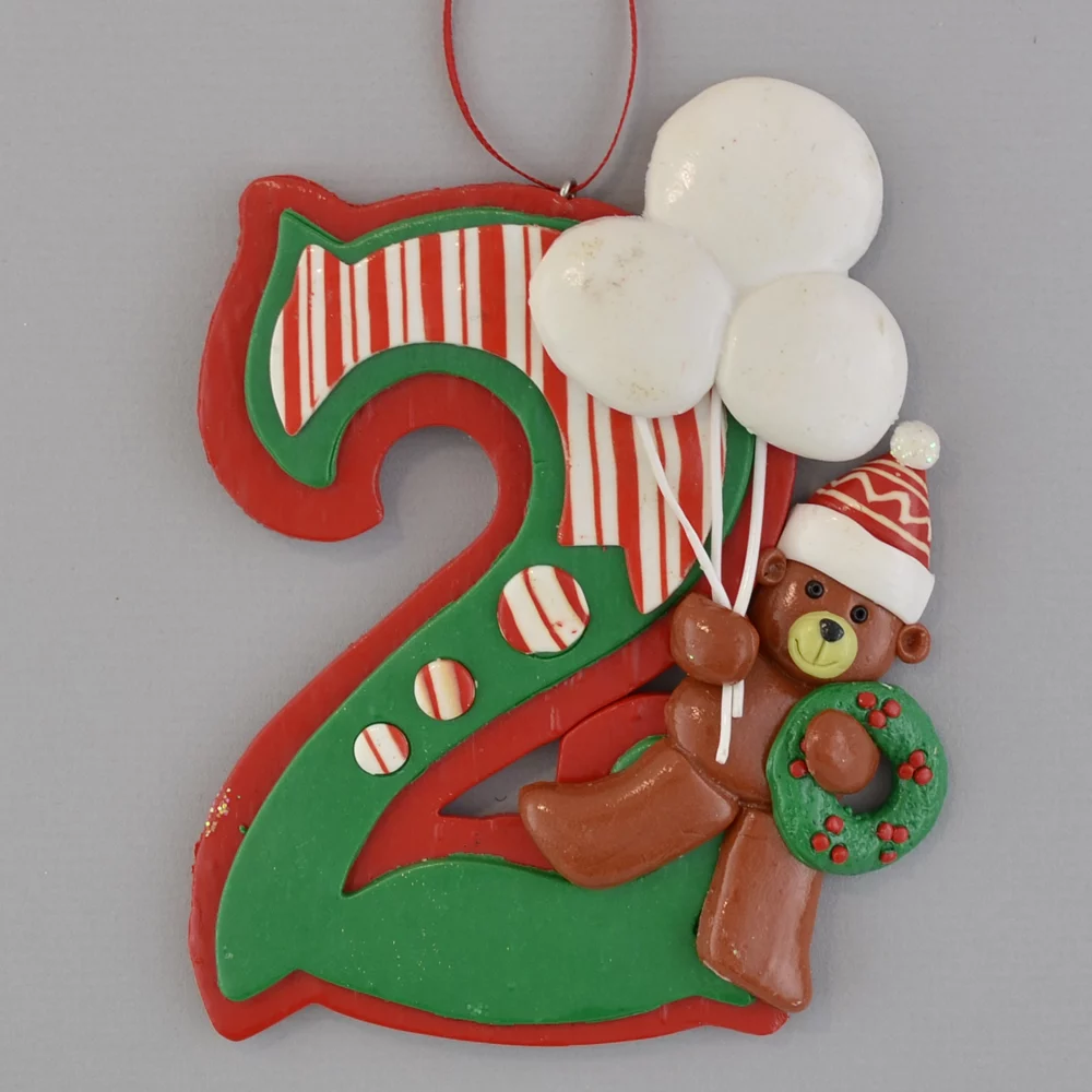 Baby's 2nd Christmas Personalized Ornament