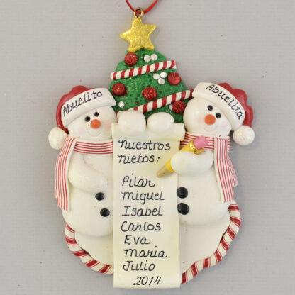 Our Grandchildren Feliz Navidad Personalized Christmas Ornament