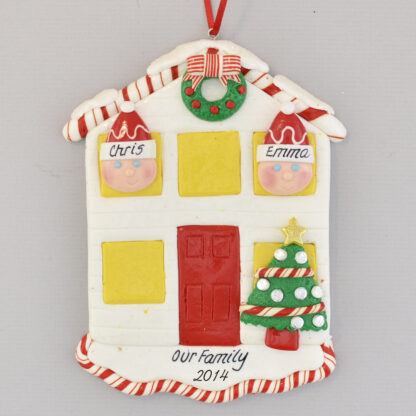 House for a Couple Personalized Christmas Ornament