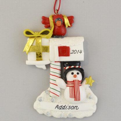 Mailbox New Home Personalized Christmas Ornament