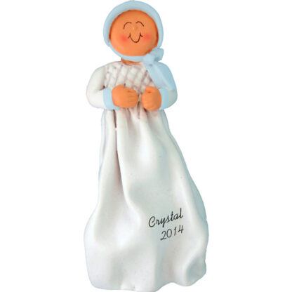 Baptism/Christening: Male Personalized christmas Ornament