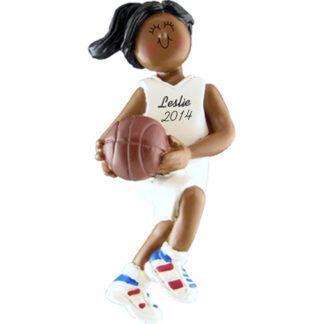 Basketball Player: Female, personalized christmas ornament
