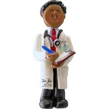 Doctor: Male Personalized Christmas Ornament