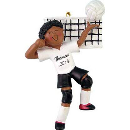Volleyball Player Male Personalized christmas Ornament