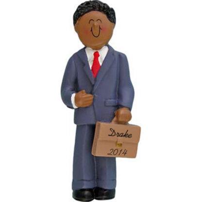 Business Man: Personalized christmas Ornament