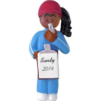 Coach: Female Personalized christmas Ornament