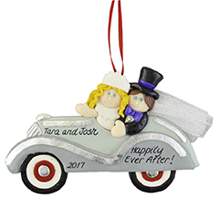 personalized wedding ornament 