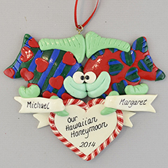personalized wedding favor ornaments 
